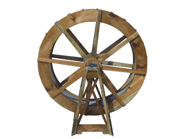 Japanese Wooden Water Wheel  5 ft