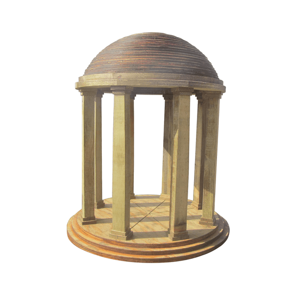 Miniature Dome Gazebo Temple of Love - SamsGazebos Handcrafted Garden Structures