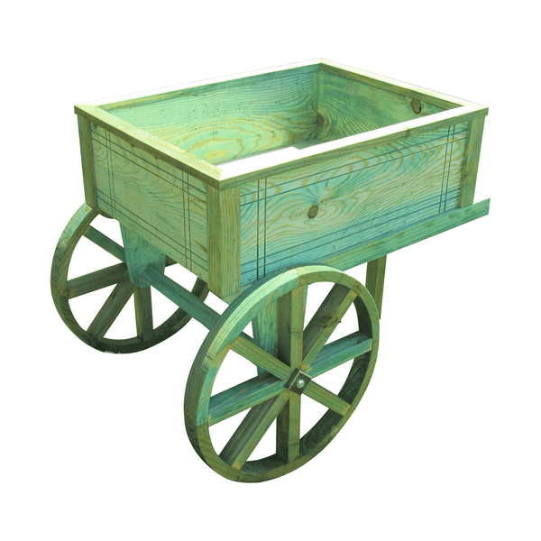 Wheelbarrow Outdoor Wood Planter