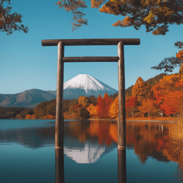 Japanese Torii Gate 8 feet Shinmei Style - SamsGazebos Handcrafted Garden Structures