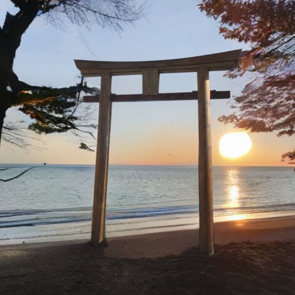 Japanese Torii Gate 8 feet Myojin Style - SamsGazebos Handcrafted Garden Structures