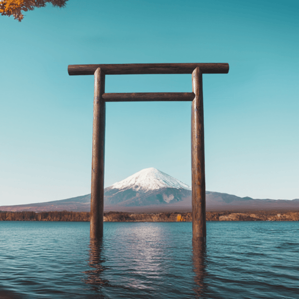 日本鸟居门 8 英尺神明风格