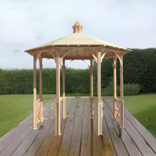 Garden Patio Gazebo with Cupola 10 ft.