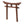 Brown Shinto Gate angled-SamsGazebos Handcrafted Garden Structures