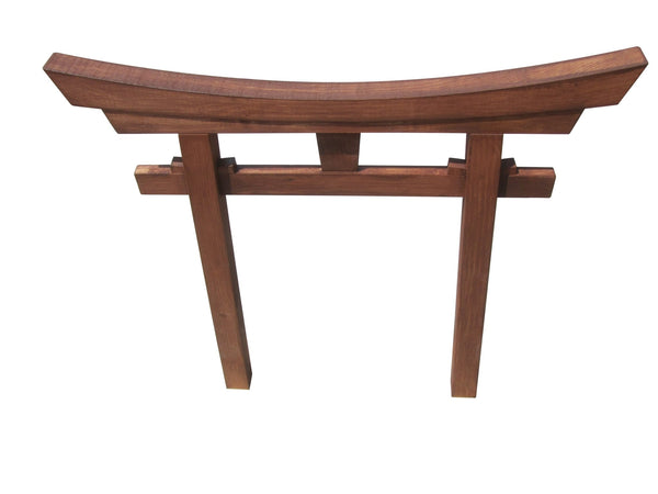 Brown Japanese Torii top-SamsGazebos Handcrafted Garden Structures