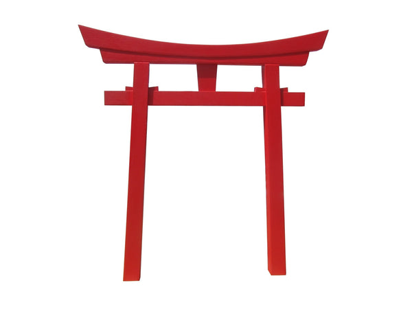 Red Shinto Gate wall mount-SamsGazebos Handcrafted Garden Structures