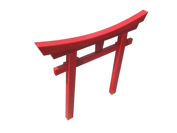 Miniature Japanese Shinto Torii Gate 26 Inches - SamsGazebos Handcrafted Garden Structures