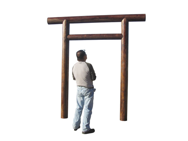 Japanese Torii Gate 8 feet Shinmei Style - SamsGazebos Handcrafted Garden Structures