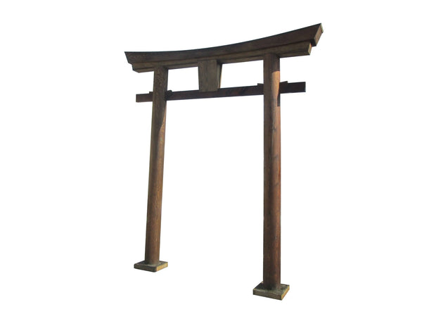 Torii Gate 8 ft Myojin Style cemented posts